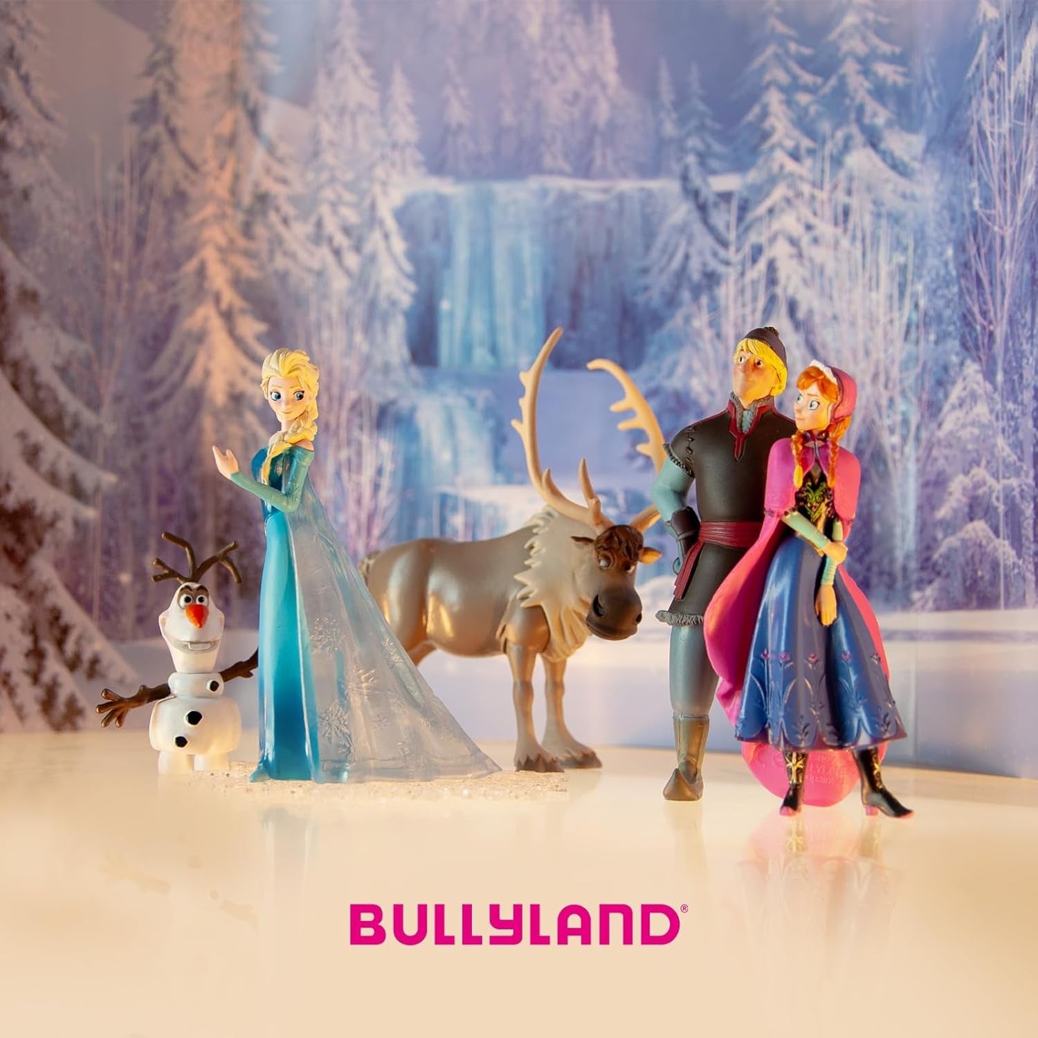 Bullyland 12960 - Prinsesse Anna figur fra filmen Frozen af ​​Walt Disney, ca. 9,5 cm, meget detaljeret, ideel som en lille gave til børn fra 3 år og opefter