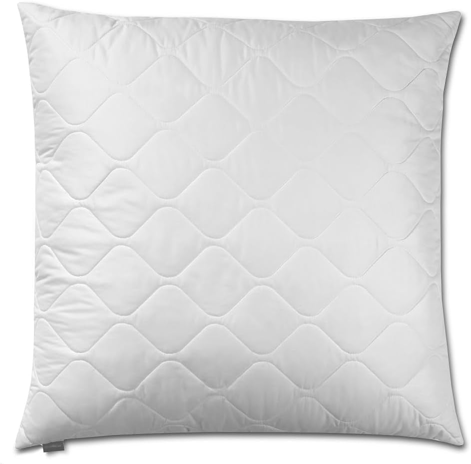 Traumnacht Cozy - Sengesæt 4 sæsoner, 1 X delbart quilt 135 X 200 Sæt og 1 X pude 80 X 80 Cm, Øko Tex certificeret, hvid, udviklet i Tyskland, (pakke med 2) Dyner og dyner Naty Shop