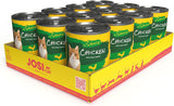 JosiCat Kylling i Sauce (12 x 415 g) | Voksen | Premium vådfoder til voksne katte | Kylling i sauce | Vitamin D3 og E | Drevet af JOSERA | Vådfoder til katte | Komplet mad | Pakke med 12