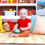 Bright Starts Giggle & Glow Bell Glow in the Dark Elefantlegetøj Oball Let at fange Nyfødt+ Unisex babylegetøj Naty Shop
