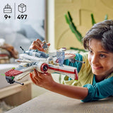 LEGO Star Wars 75402 ARC-170 Starfighter-legetøj med 4 minifigurer inklusive klonpilot og droid R4-P44, samlerobjekt, gave til Revenge of the Sith-fans og drenge og piger i alderen 9+ Byggesæt Beuche den LEGO-Store
