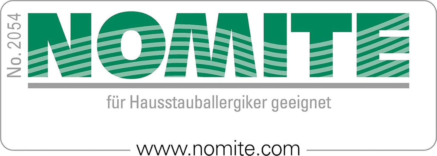 Irisette Nora dundyne Let sommerdyne med 100% bomuldsbetræk, 100% klasse I dunfyld, 135 X 200 cm, Øko-Tex certificeret, produceret efter den tyske kvalitetsstandard Dyner og dyner Naty Shop