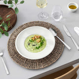 Villeroy & Boch - Artesano 6-delt porcelænssæt til 2, hvidt, tåler opvaskemaskine, mikrobølgeovn, bestiksæt, tallerkensæt, middagstallerkener, morgenmadstallerkener, middagstallerkener, premium porcelæn