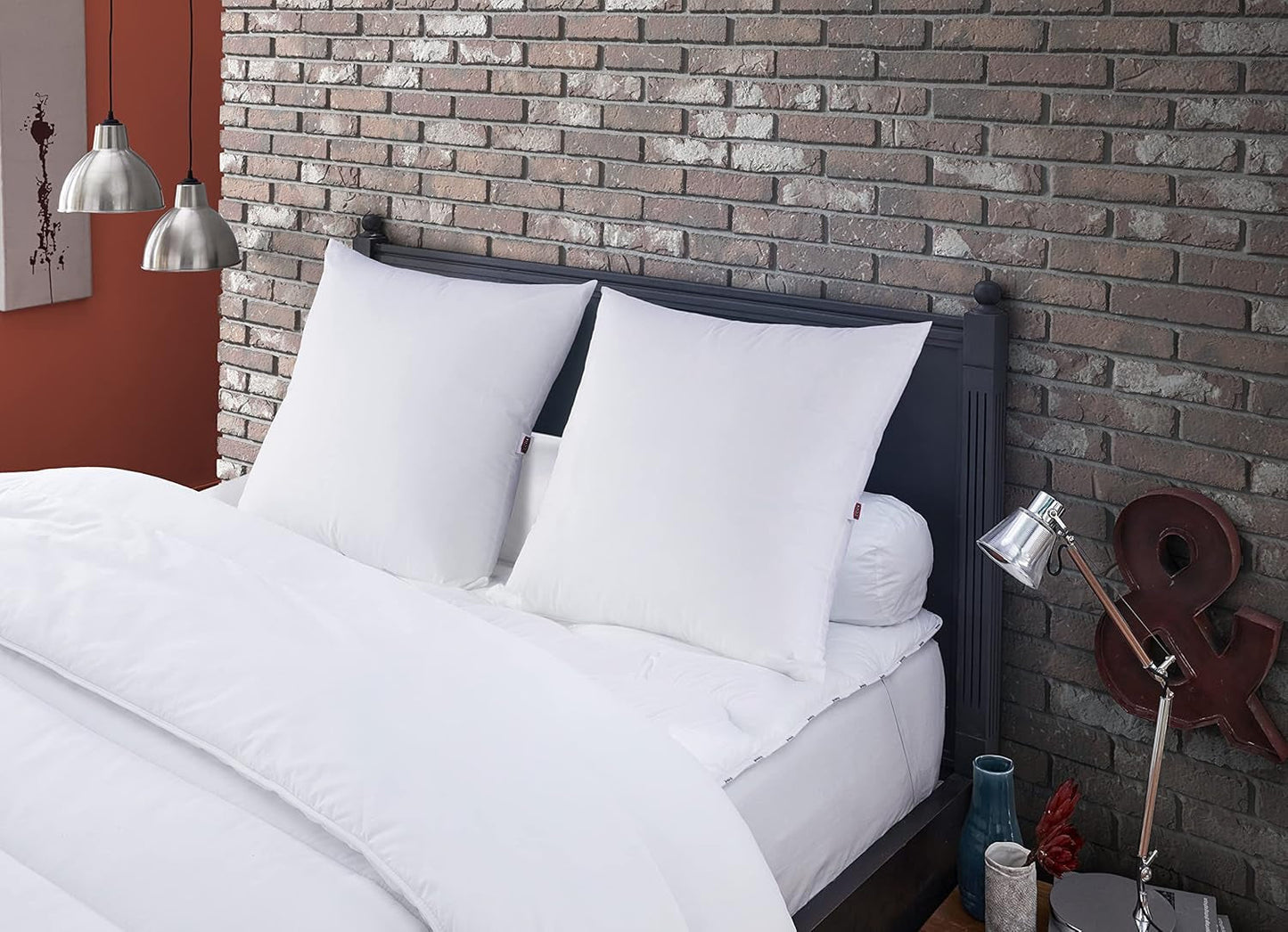 Anti-seng mide og væggelus pude 60 X 60 cm Medium Comfort Multi Protect pude Blød og beskyttende maskinvaskbar ved 40°C Naty Shop Standard puder Standard titel