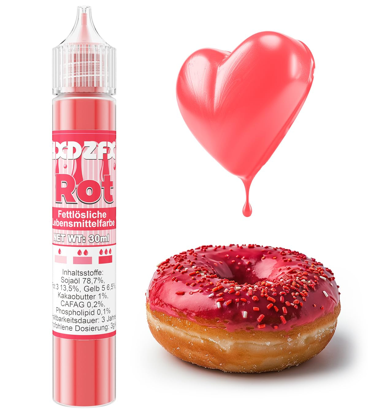 Fedtopløselig madfarve - 30 ml koncentreret oliebaseret madfarve til chokolade madfarvesæt til kagedekoration, fondant, smørcreme, bagning, håndværk (marineblå)