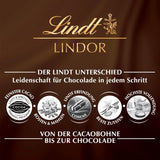 Lindt Chokolade | LINDOR saltkaramelkornet | 500g | 38 mælkechokoladekugler med saltkaramelfyld | Gave af chokolade