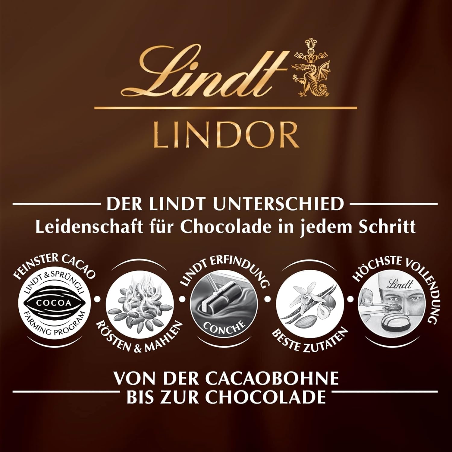 Lindt Chokolade | LINDOR mælkechokoladestænger, Kampagnetilbud | 100 g | 4 LINDOR mælkechokoladebarer med smelte-i-mund-fyld | Chokoladestænger (pakke med 3)