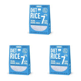 DIET-MAD Økologisk Shirataki Konjac Instant Rice, Low Carb, Low Calorie, Vegan, Fedtfri, Sojafri, Glutenfri, Keto-venlig, Slankende, 300 gram