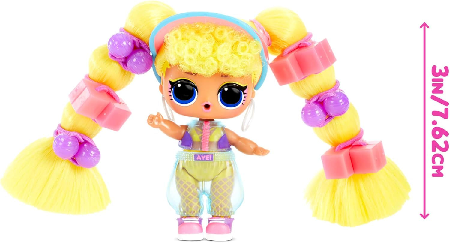 L.O.L. overraskelse! 566977E7C Remix hårflip-dukker - Samlerobjekt - 15 overraskelser - Med hårhætte, tilbehør og musik Naty Shop Dolls