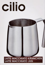 Cilio 0000201383 Latte Macchiato karaffel, rustfrit stål, sølv, 6,4 x 7,4 x 7,6 cm