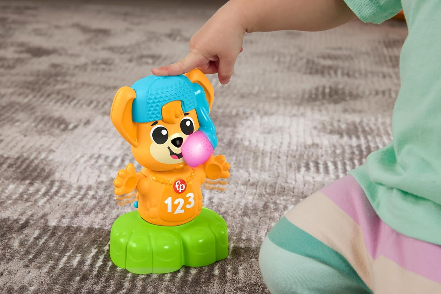 Fisher Price Animal Band Rino the Fox Learn Opposites, Interactive Fox to Learn Through Movement, Colorful Lights, Songs and Sounds, Baby Toy, 9+ Months, HYL02 Baby Toys Naty Shop