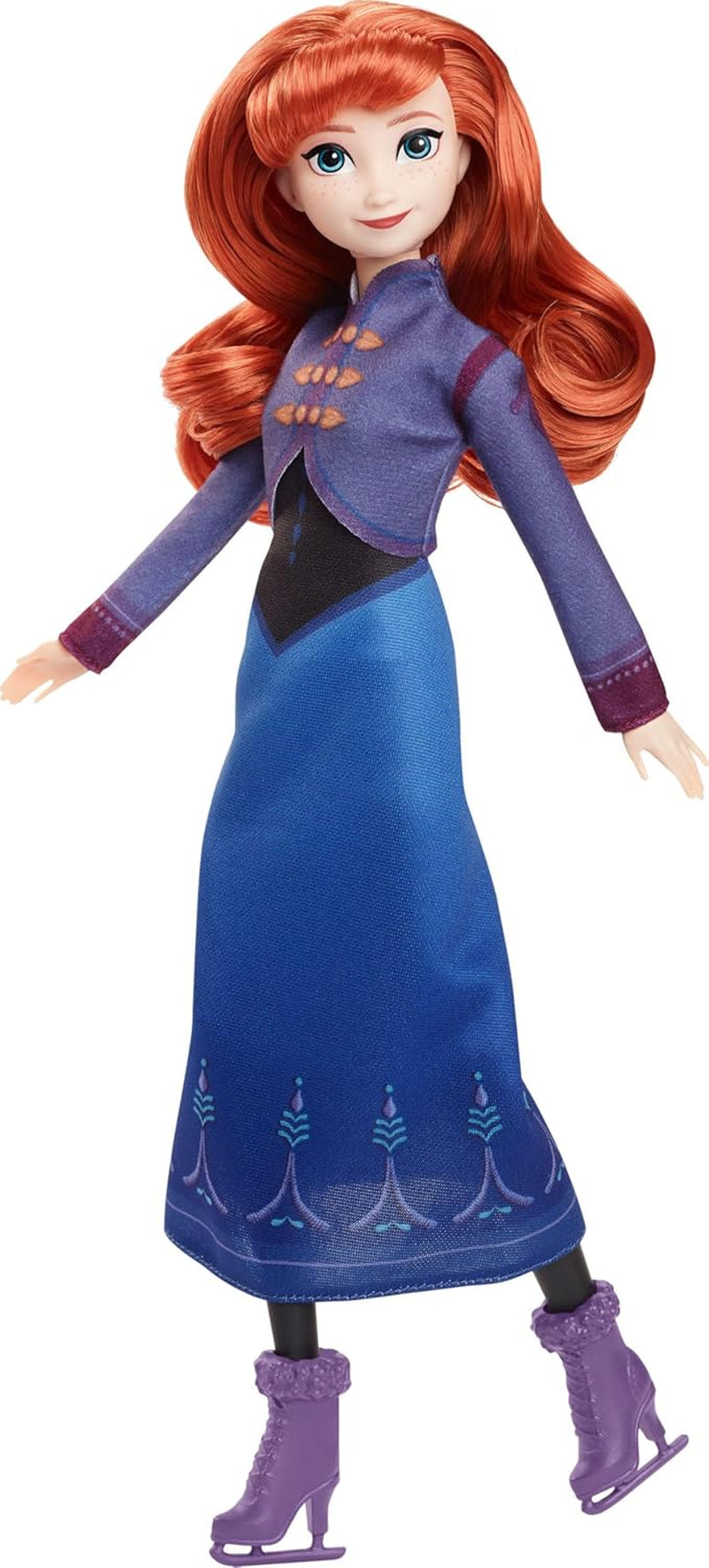 Mattel Disney The Ice Queen Elsa Doll, The Ice Queen Doll, kæmmet blond hår, møbler, aftagelige sko, Disney gaver, legetøj fra 3 år, HLW47 Dolls Naty Shop Anna Eisläuferin look