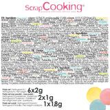 Scrapcooking - Sæt med 9 pastelfarver - blå, gul, koral, pink, turkis, limegrøn, hvid, aquagrøn, pulverrosa - spiseligt farvepulver til kager, muffins, macarons - 4272