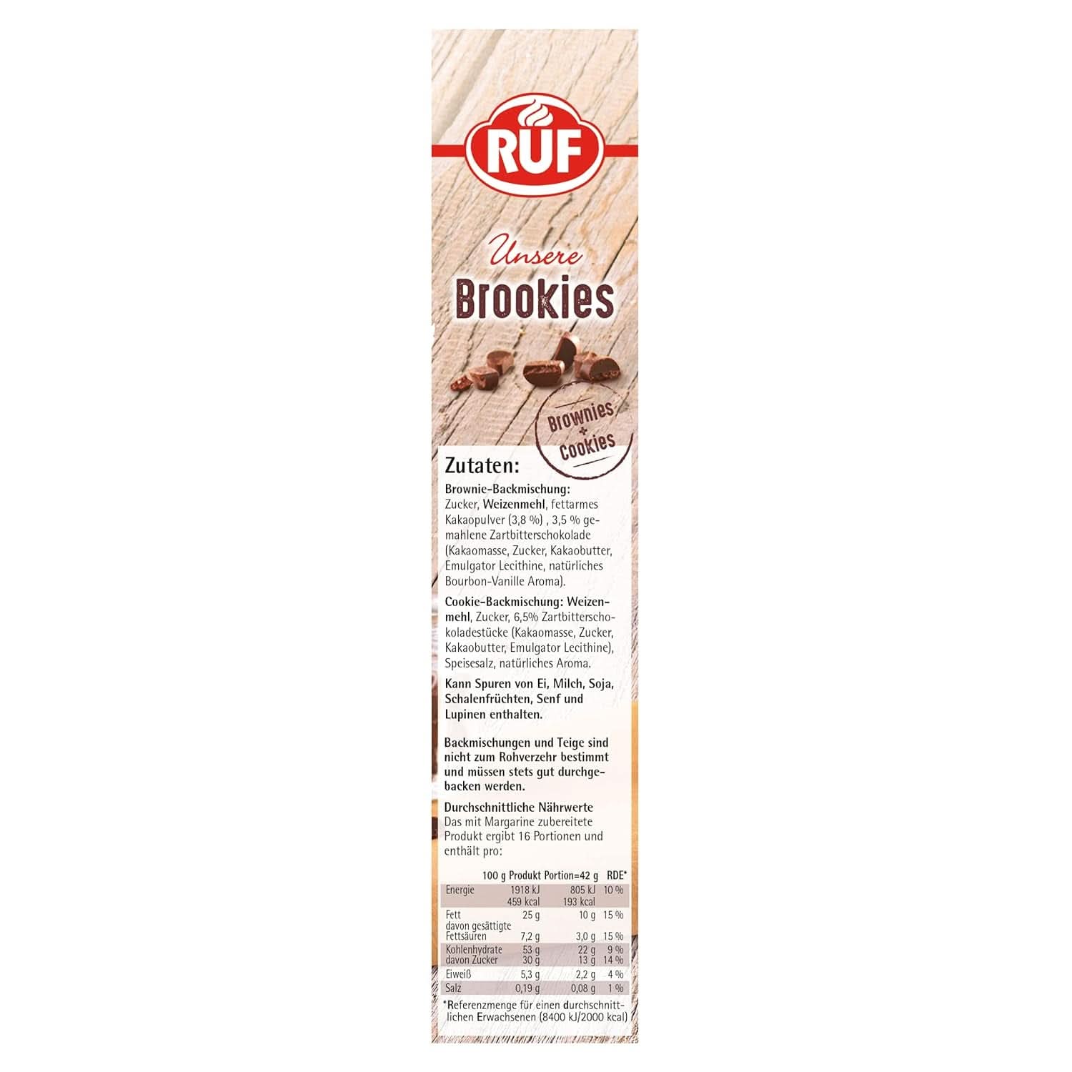 RUF Brookies, brombærblanding og småkager, 460 gram Naty Shop Kitchen
