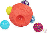 B. legetøj Babylegetøj Babylegetøj Motorlegetøj med lys - Babylegetøj til nyfødte, piger og drenge fra 0 måneder, PVC-fri Bebe Naty Shop Legetøj 6 bolde