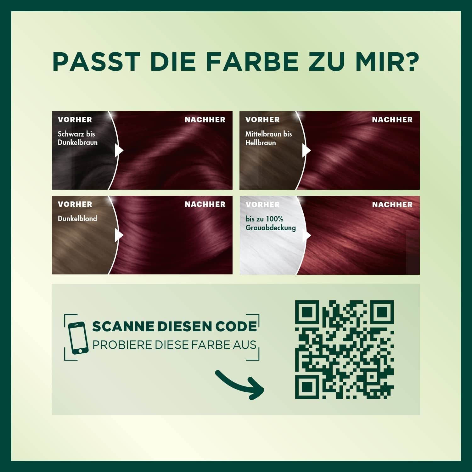 Garnier Nutrisse Permanent Care Hårfarve med nærende frugtolier, 8 ugers hold, Ultra Crème Tint, 036 Black Cherry (pakke med 2) Naty Shop hårfarve