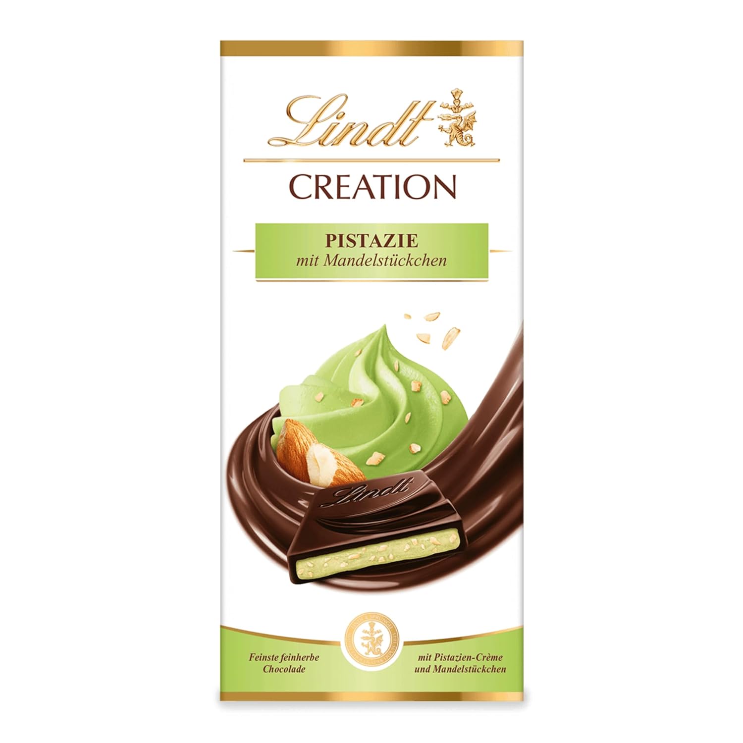 Lindt Creation Hazelnut De Luxe Bar - Mørk chokolade med sprøde hasselnødder i cremet fyld