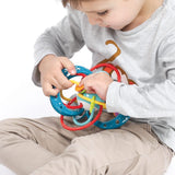 LUDI - Planet Bell - Legetøj til børn - Fra 3 måneder - Levende farver, forskellige teksturer og original form - Fremmer finmotorik og fingerfærdighed Bebe Naty Shop Toys
