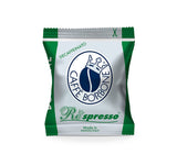 Caffè Borbone Kaffee Kapseln Respresso, Blaue Mischung, 100 stück & Kaffee Kapseln Respresso, Entkofeinierte Dek Mischung - 100 stück - Kompatibel med Häuslichen Kaffeemaschinen Nespresso®*