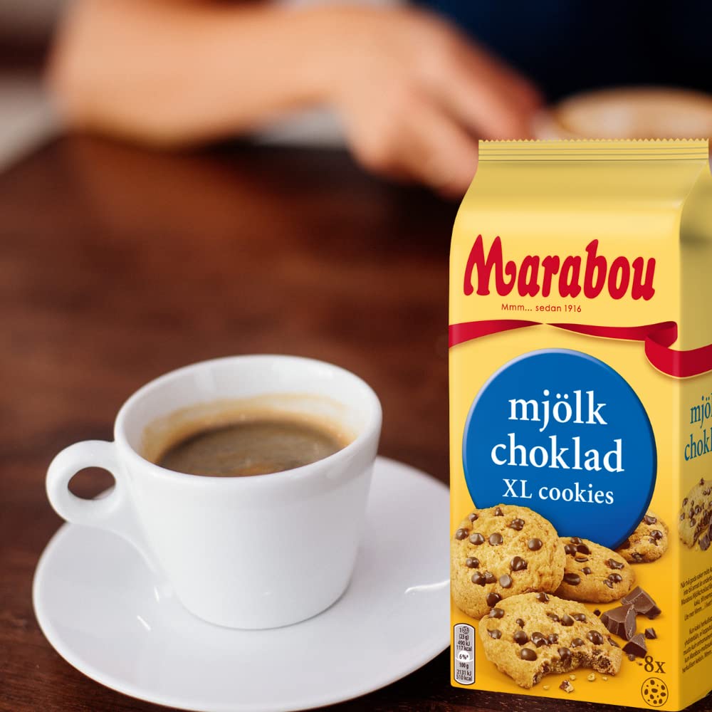 Daim Cookies Marabou Daim XL 10x184 g - Sprøde stykker af Daim i en lækker småkage