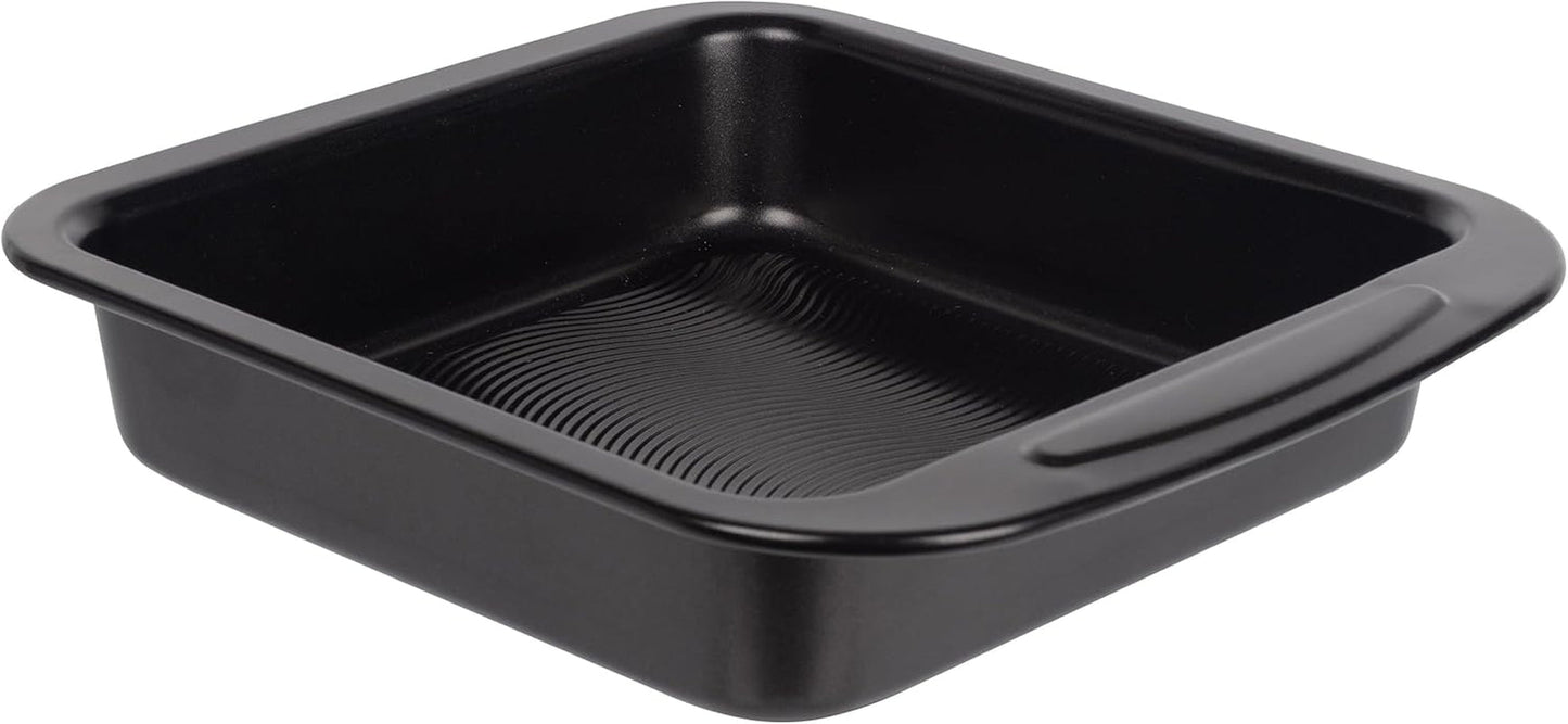 Masterpro Foodies - bageplader til 6 muffins - Ensartet varmefordeling - Fremstillet af kulstofstål - Anti-fastfaldsbund - Aftagelig og nem at vaske Naty Shop Bageplader og plader Multicolor 25,4 X 22,8 X 4,8 Cm