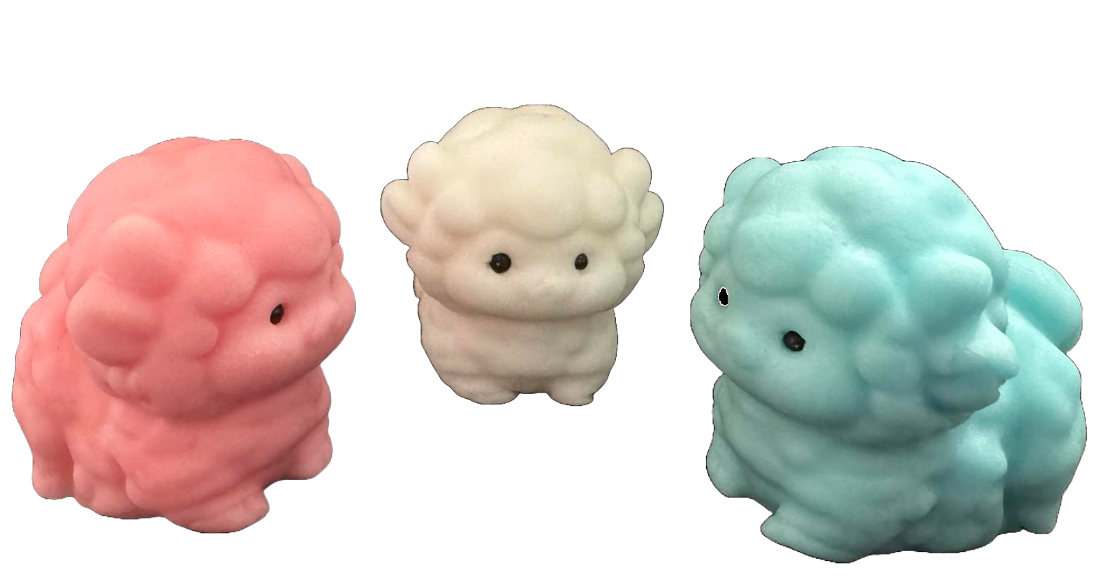 Sæt med 3 spiselige sukkerdekorationer, Oite Sugar Paste Decorations Nati Shop