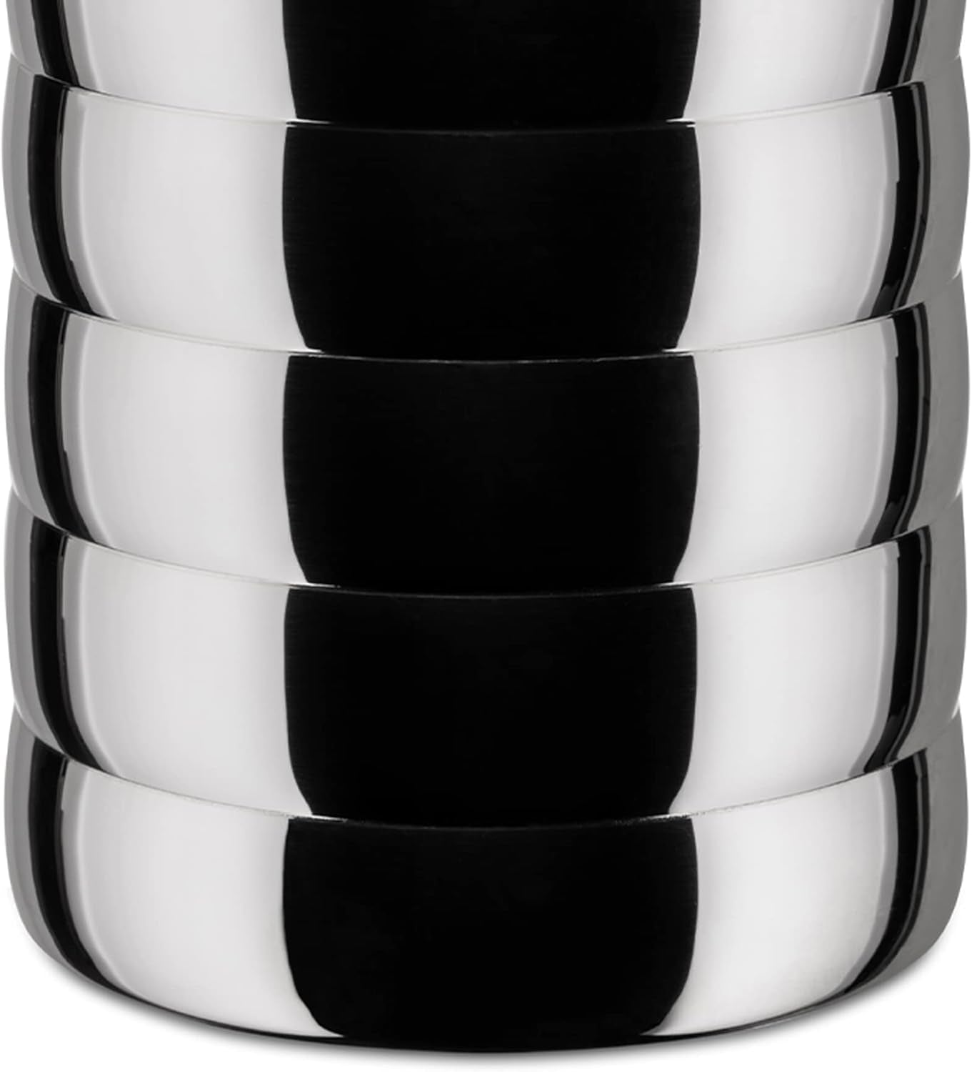 Alessi Kalistò 2 CB02 - Køkkenkrukke i rustfrit stål 18/10 med aluminiumsknop, 114 cl, sølv Madopbevaringsbokse Naty Shop