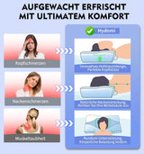 Memory Foam Nakkepude Ergonomisk ortopædisk pude til nakke- og skuldersmerter - Kølende sovepude til side-, ryg- og mavesove med nakkestøtte Cervikal ortopædiske puder Naty Shop