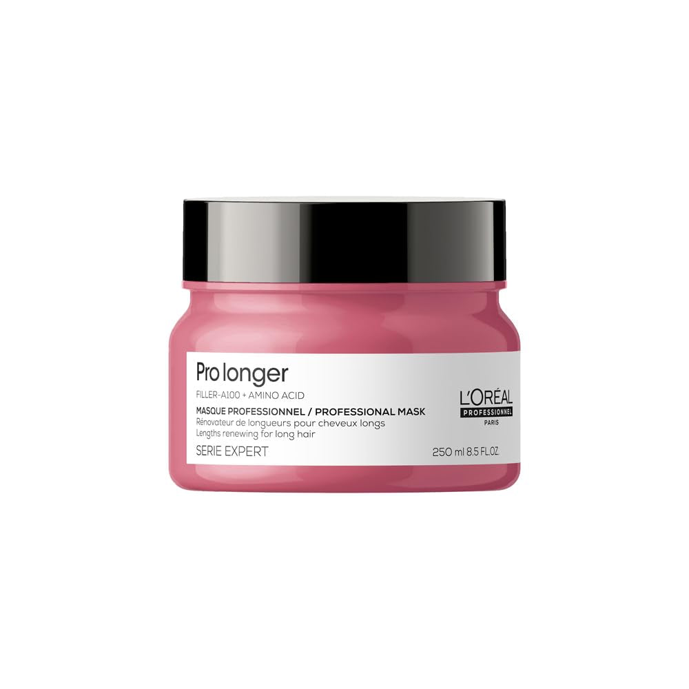 L'Oréal Professionnel hårstyrkende maske til langt og tyndt hår med Filler A-100 og aminosyrer, Serie Expert, Pro Longer Mask Hårmaske Naty Shop 250 ml (1 pakke)