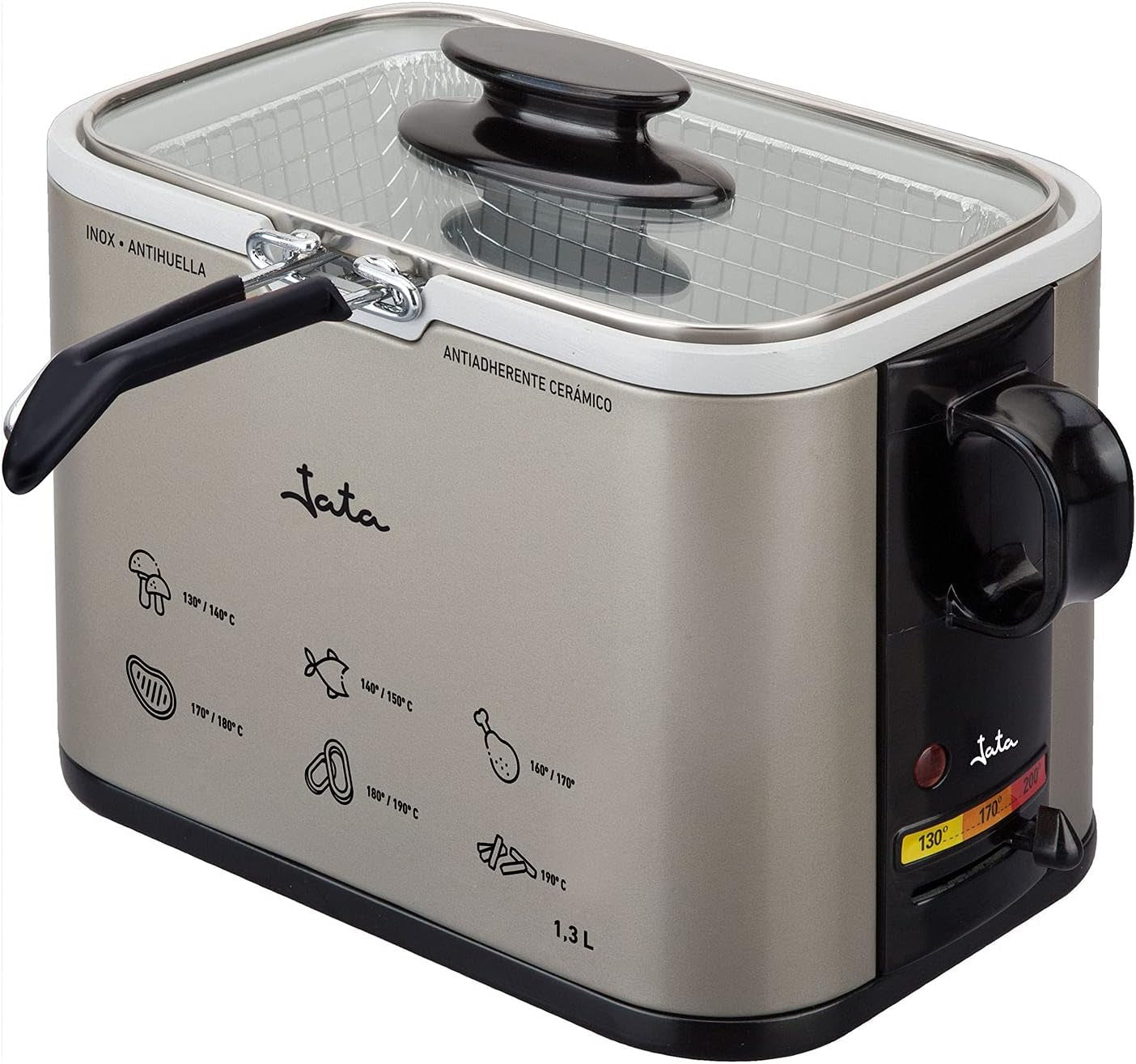 Tamaño FR326E - Frituregryde, 1000 watt, 1,3 liter Naty Shop-apparater
