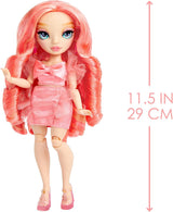 Rainbow High Fashion Doll - Pinkly Paige - Pink modedukke i et modetøj - med briller og over 10 farverige legetilbehør - Ideel til 4-12 årige og samlere