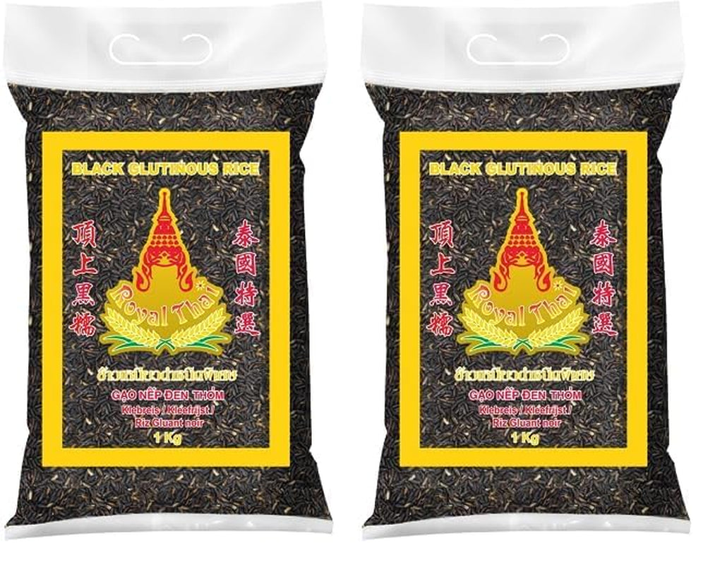 ROYAL THAI RICE - Sorte klæbrige ris - 1 x 1 KG