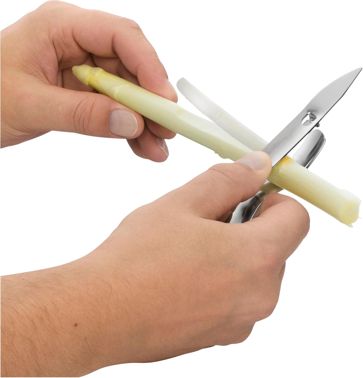 WMF Gourmet aspargesskræller 17 cm, rustfrit stål Cromargan Peeler Naty Shop