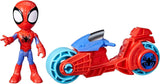 SPIDEY og HANS FANTASTISKE VENNER Marvel Spidey Motorcykelfigurlegetøj til drenge og piger fra 3 år og opefter Actionfigurer Naty Shop Motorcykel Spidey