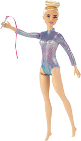 Barbie You Can Be Anything Series Blondt hår Rytmisk Gymnastik Tilbehør Dukke Inkluderet Gavelegetøj til børn Alder 3+ GTN65