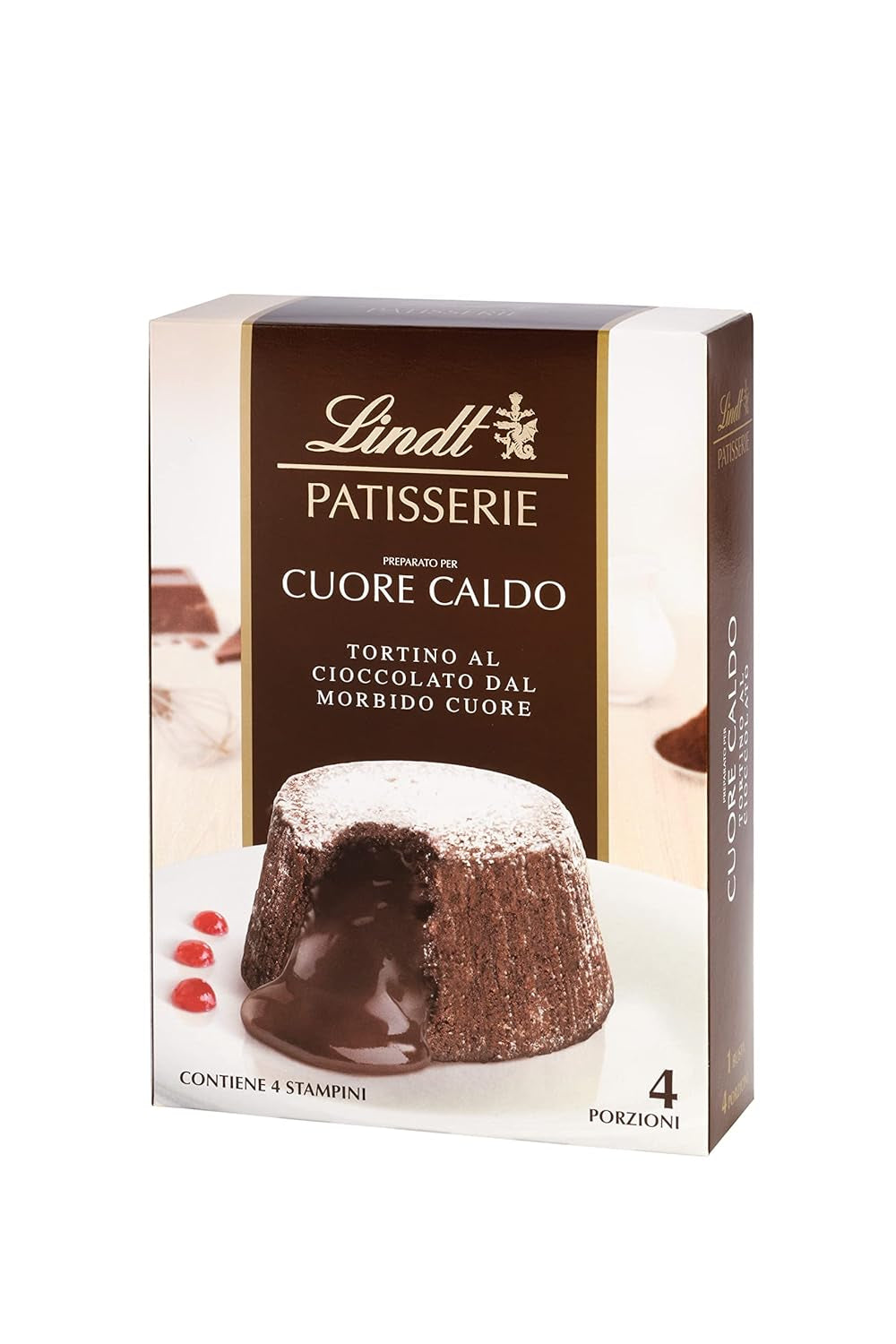 Lindt & Sprüngli Feines Backen Kuchenmischung, Backmischung, 8 Portionen, Lactosefrei, 400 G Blanding til bagning og madlavning Naty Shop Lava Cake