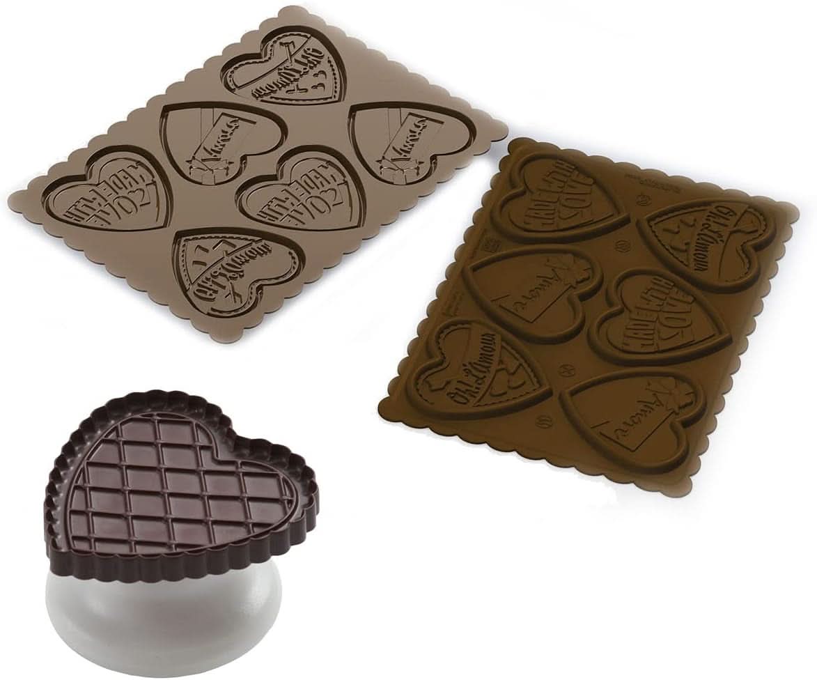 Silikomart 22.166.77.0165 CKC06, Chokoladeformsæt og køkkenskærer Naty Shop