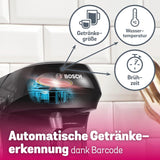 Bosch Tassimo Happy Friendly TAS102E Kapsel Espressomaskine, 70+ drikkevarer, Velegnet til alle kopper, Auto-Stop, Bæredygtig, Perfekt Dosering, Pladsbesparende, 1400W, Sort