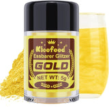 Kicofood, spiseligt glitter, 5 gram, forskellige farver Glitter Naty Shop Audiou