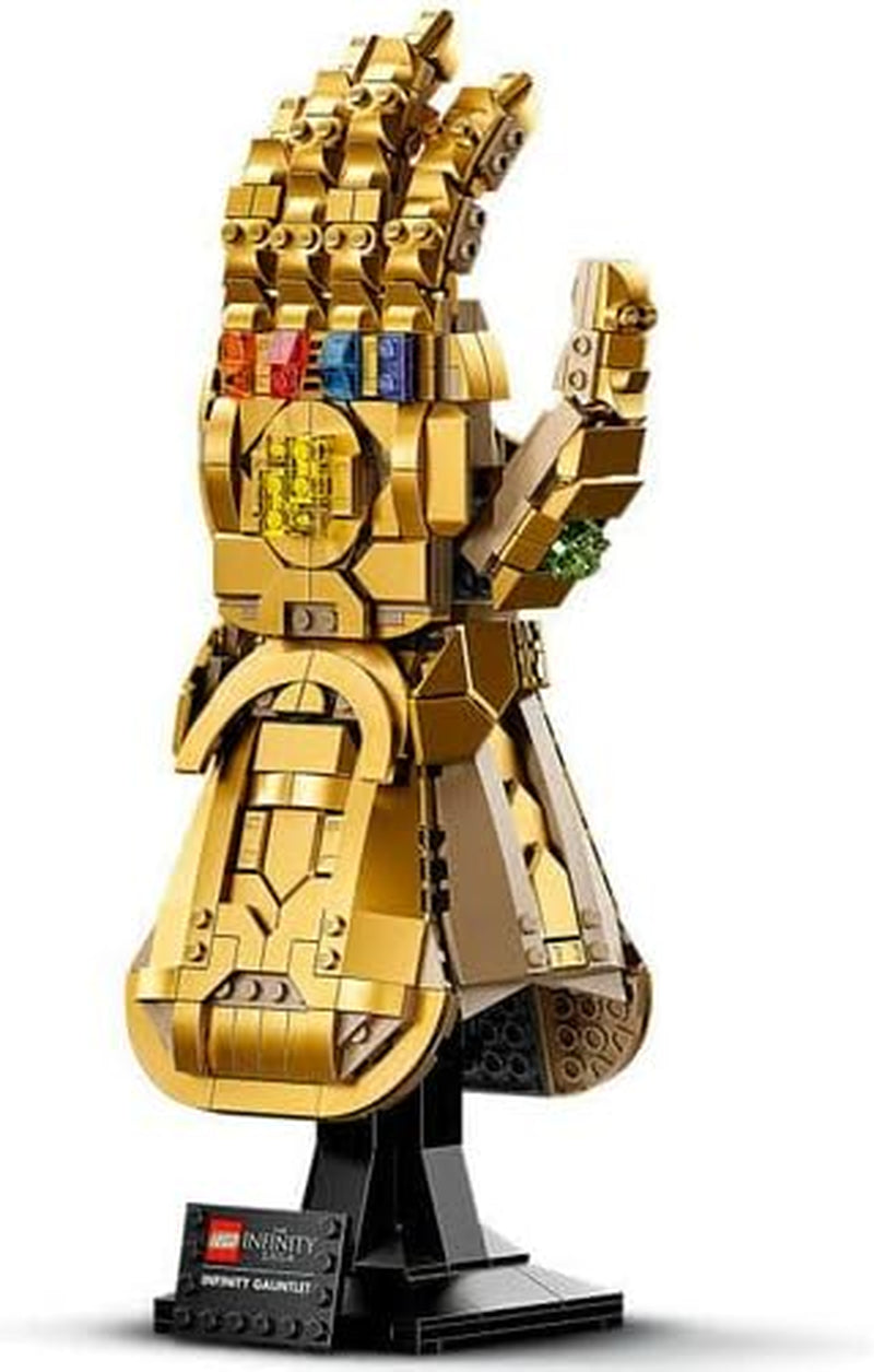 LEGO 76191 Marvel Super Heroes Infinity Glove Avengers Thanos Handske Modelbyggesæt til voksne Fanvare Gave til Mænd Kvinder Hendes Ham Byggesæt Besuche den LEGO-Store