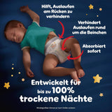 Pampers Night Pants størrelse 6 bleer, 138 stykker, 13kg-19kg, giver ekstra beskyttelse hele natten.
