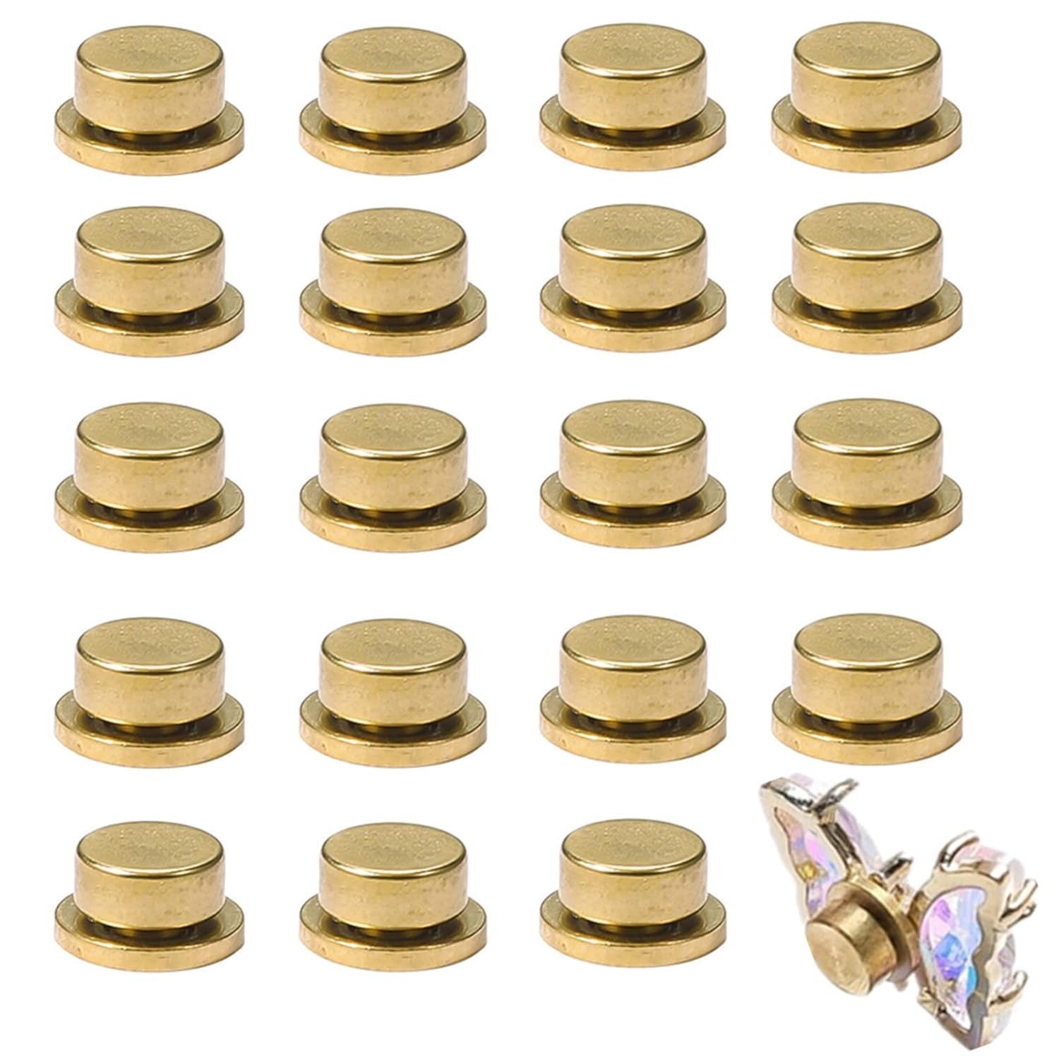 Nail Art Roterende Charm, 20 Stück Spinning Nail Charms Nail Rotating Bearing Für Nail Art Design DIY Crafting Schmuck Zubehör