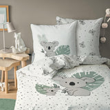 Børnesengesæt, Koala eller Unicorn, 100% bomuld Sengetøj - børne Naty Shop Koala