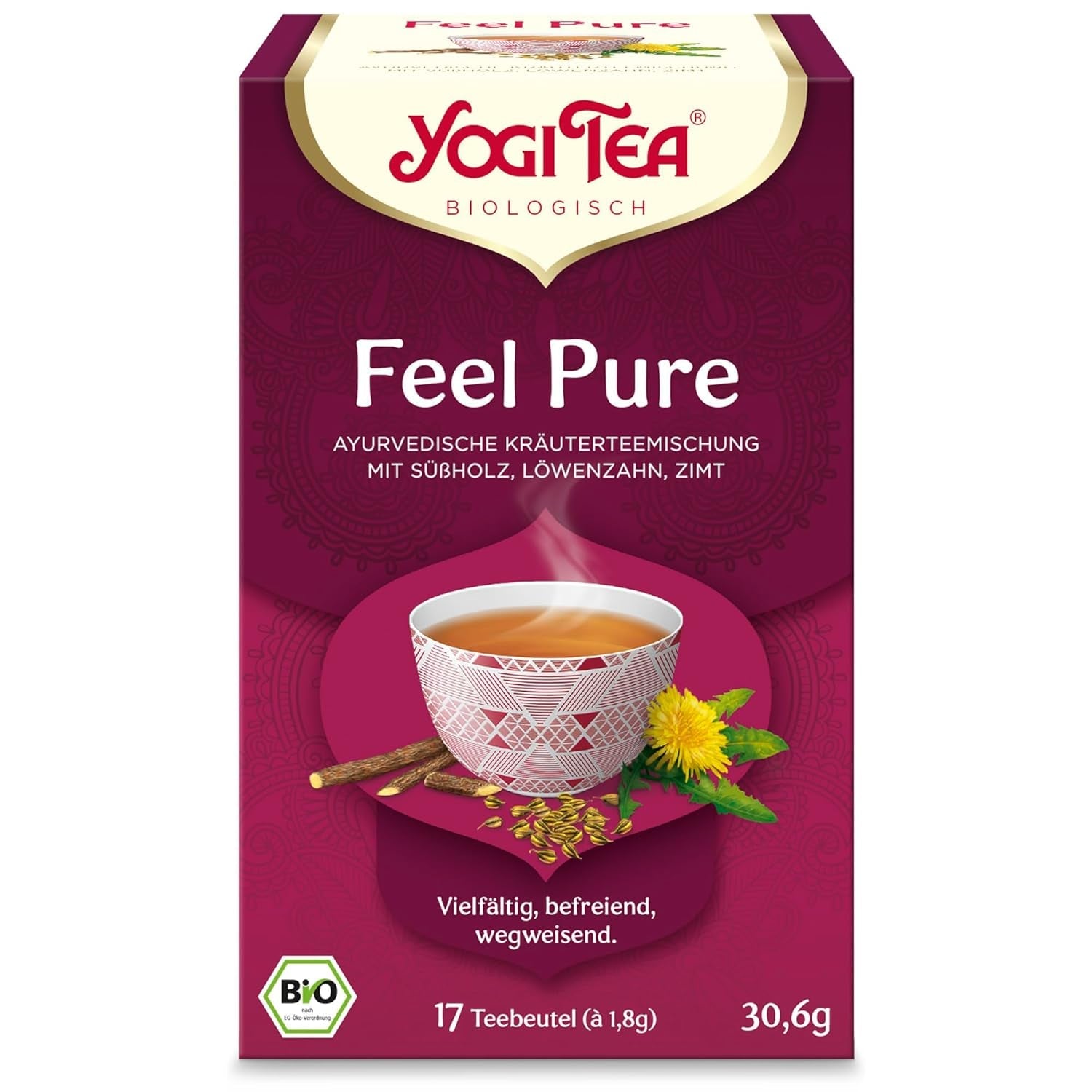 Yogi Tea Alpha Bio Detox, 17 poser, 30,6 g