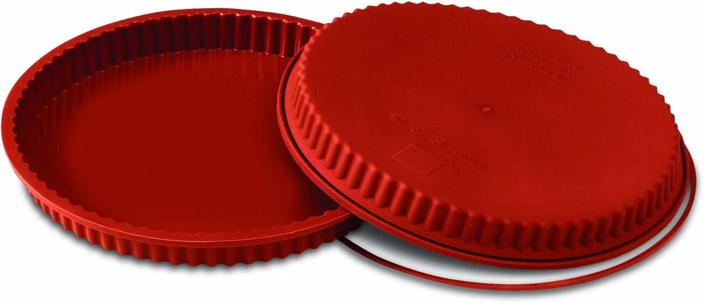 Silikomart SFT426 CROSTATA, Terracotta Farve Køkken Naty Shop 28 Cm