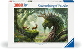 Ravensburger Puzzle 12000808 - The Forest Dragon Awakens - 3000 brikker puslespil for voksne i alderen 14+ Puzzle Naty Shop