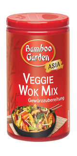 Bamboo Garden - Veggie Wok Mix Würzmischung | Veganske, naturlige ingredienser | 40 g i dosis