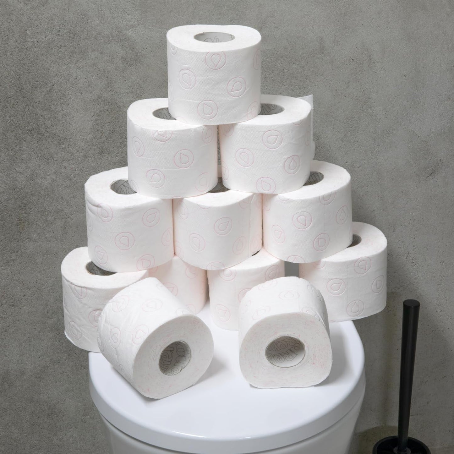 Toiletpapir Renova 4 lag hvid dekoreret duftende - 12 ruller rulle Blanco Decorado Perfumado
