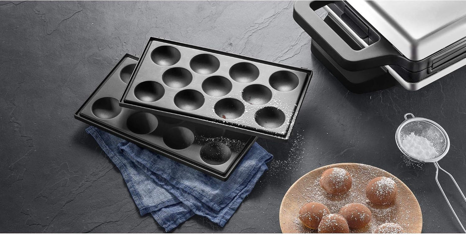 Tilbehør WMF Lono Snack Master, sæt med 2 muffinsplader, non-stick belægning Forme og bageplader Naty Shop