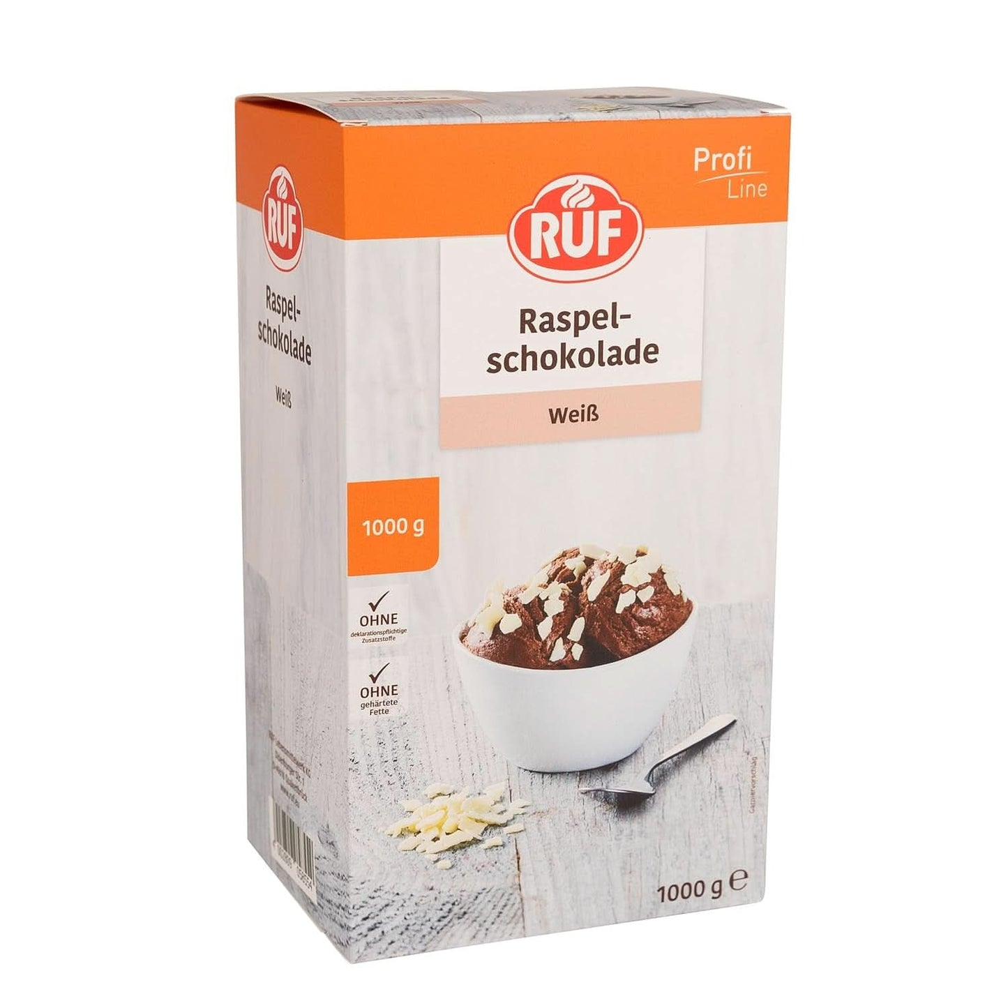 RUF Sukkerdrys farvet i regnbuefarver, 1 kg Sprinkles Naty Shop Hvid chokoladespåner